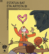 Estatua bat artista bi