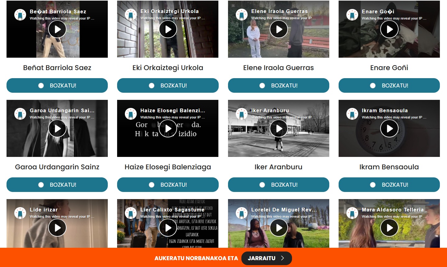 Zabalik da Liburu Gaztea lehiaketako booktrailerrak bozkatzeko epea