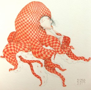 Aieteko ilustratzailearen txokoa. Eider Eibar