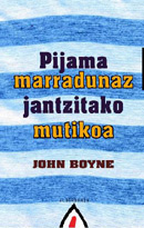 Pijama Marradunaz Jantzitako Mutikoa